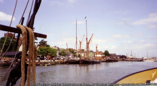 Thames sailing barges at Maldon