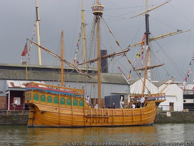 John Cabot's ship 'The Matthew'