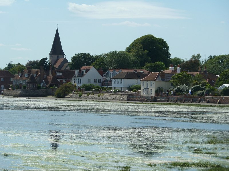 Near high tide at Bosham in Sussex