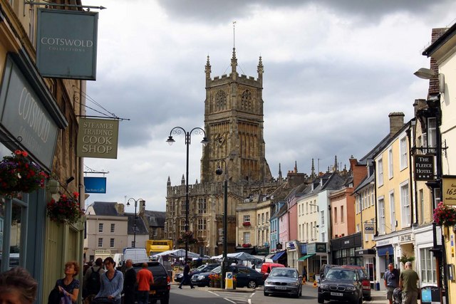 Market place in Cirencester