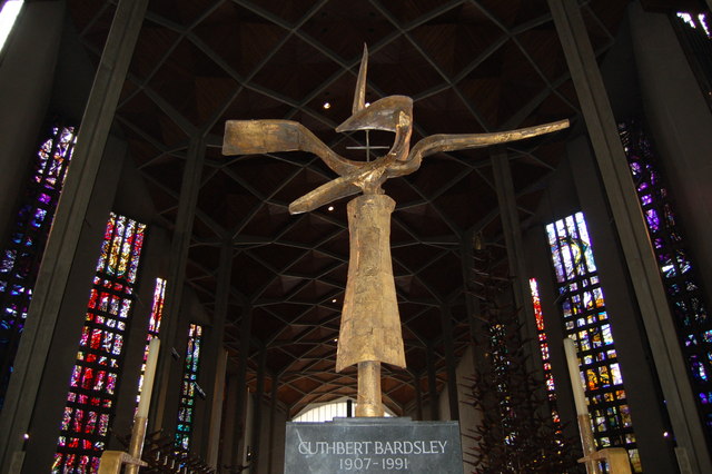 The cross of Nails in new Coventry cathedral