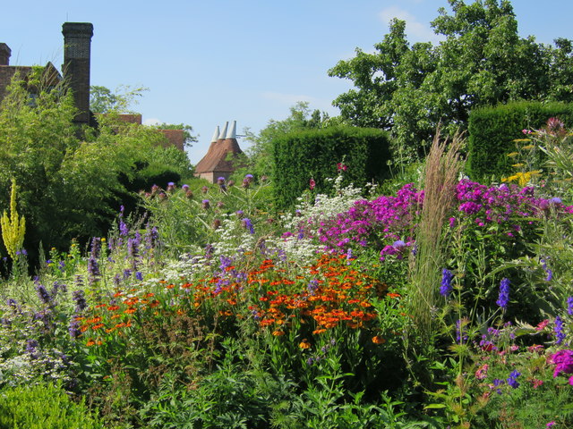 Flower borders packed with colour at Great Dixter