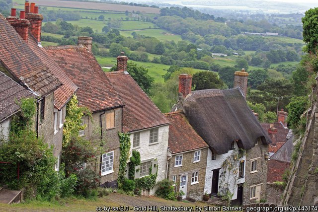 Hardy country at Shaftesbury's 'Gold Hill'