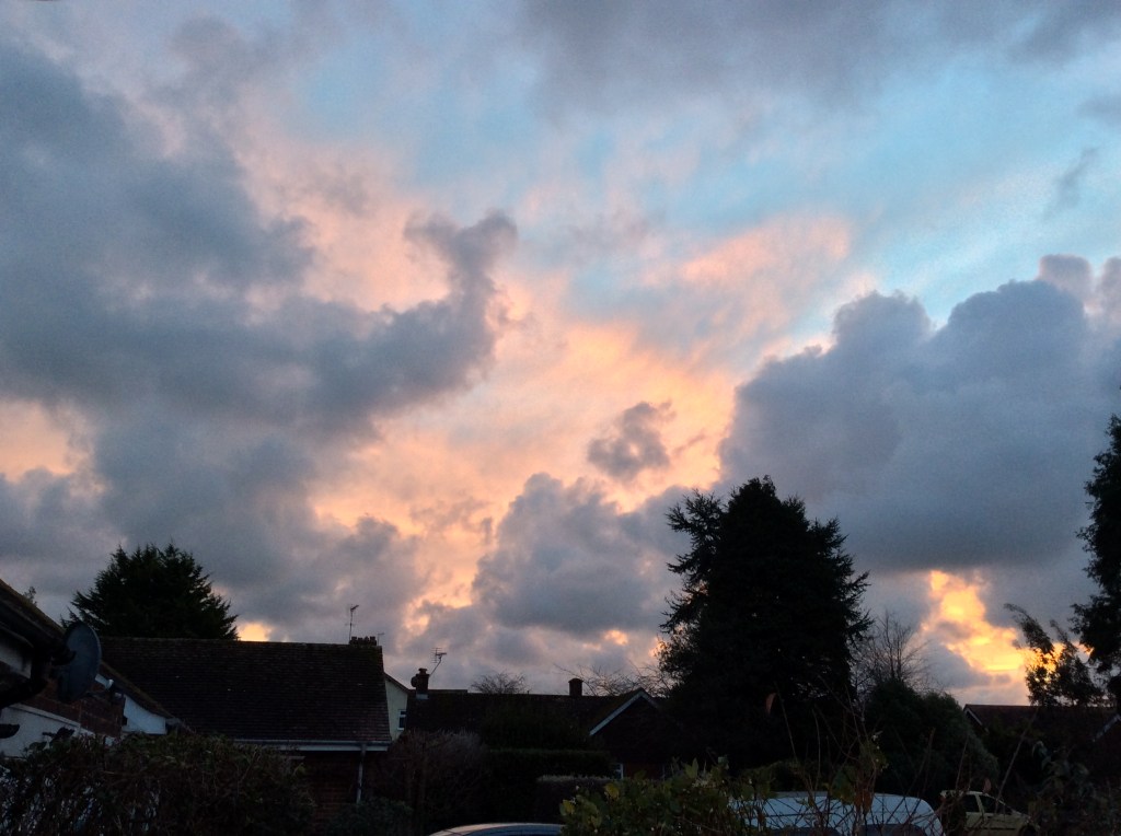 Moring sky at sunrise