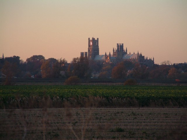 Ely Cathedral in evening light