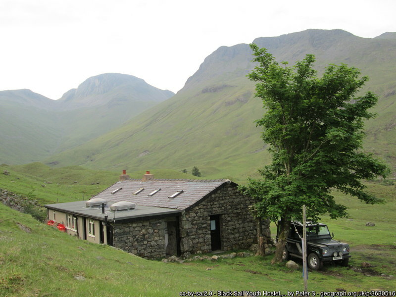 Remote Blacksail Pass youth hostel
