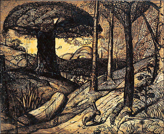 Samuel Palmer sketch of early morning